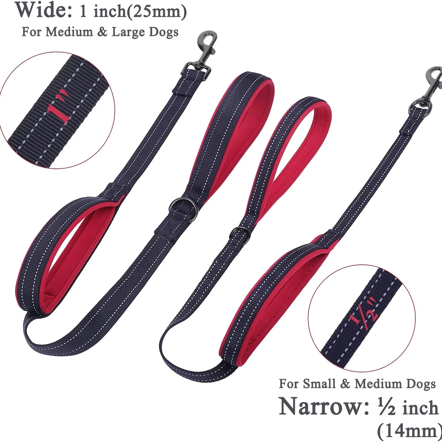 Dog Leashes Double handle